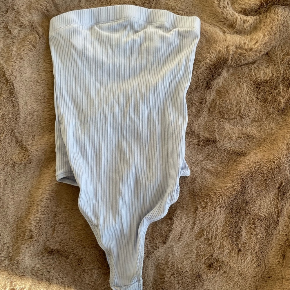 Free People sleeveless periwinkle bodysuit
